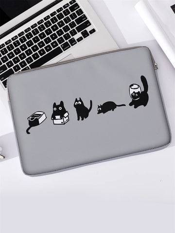 Black Cat Laptop Bag