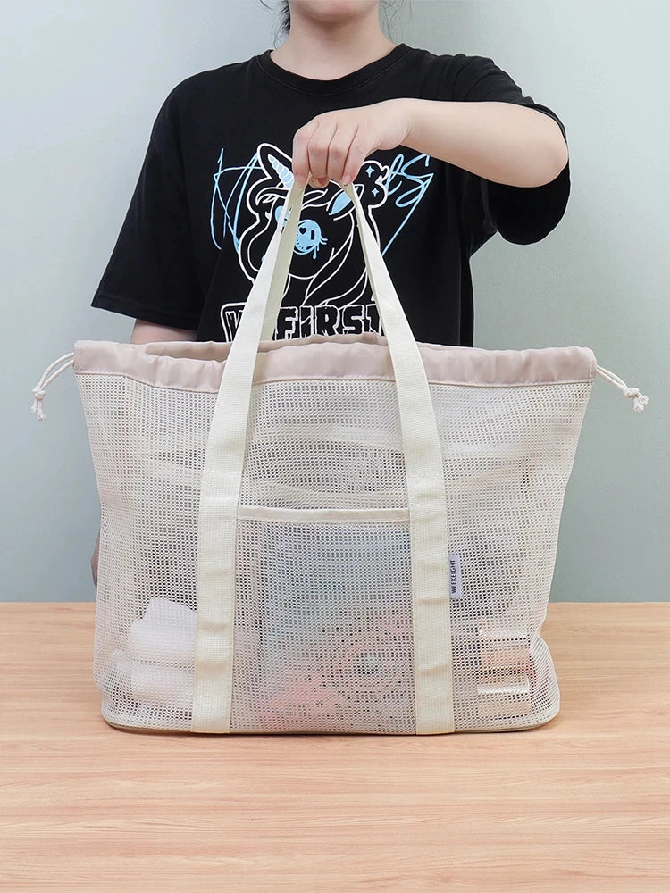 Mesh Beach Toiletry Bag